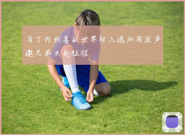 马丁内利喜获世界杯入选加布发声邀兄弟共赴征程